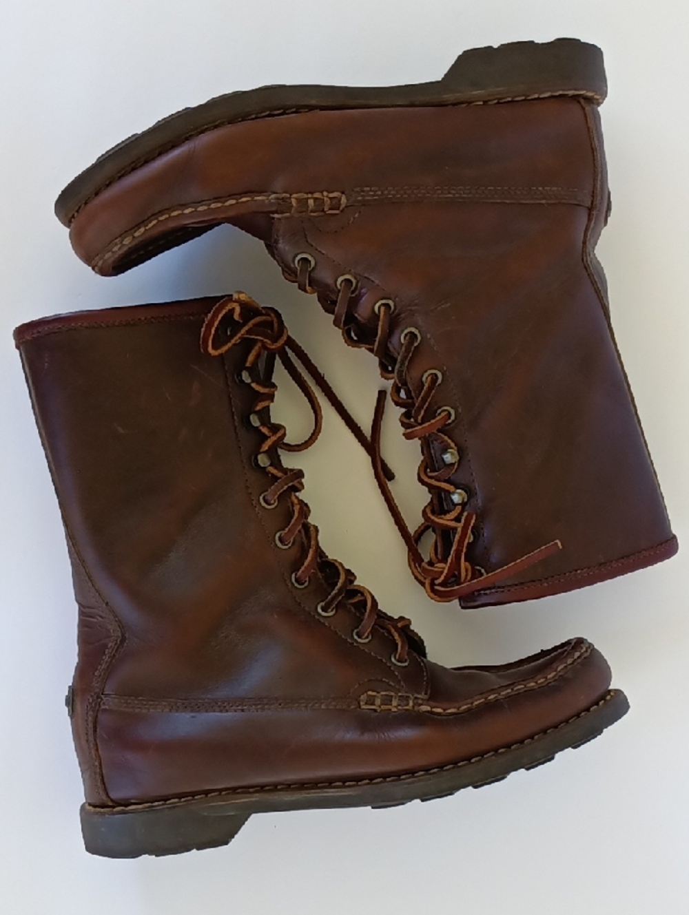 Polo Sport Ralph Lauren '90s Leather Hunting Boot Size 8